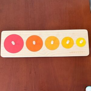 Lovevery Vibrant Circle Puzzle for Kids